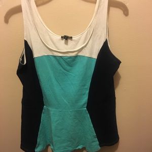 Adorable peplum tank